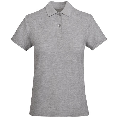 Polo Femme coton bio 210gr personnalisé Prince ROLY Gris chiné